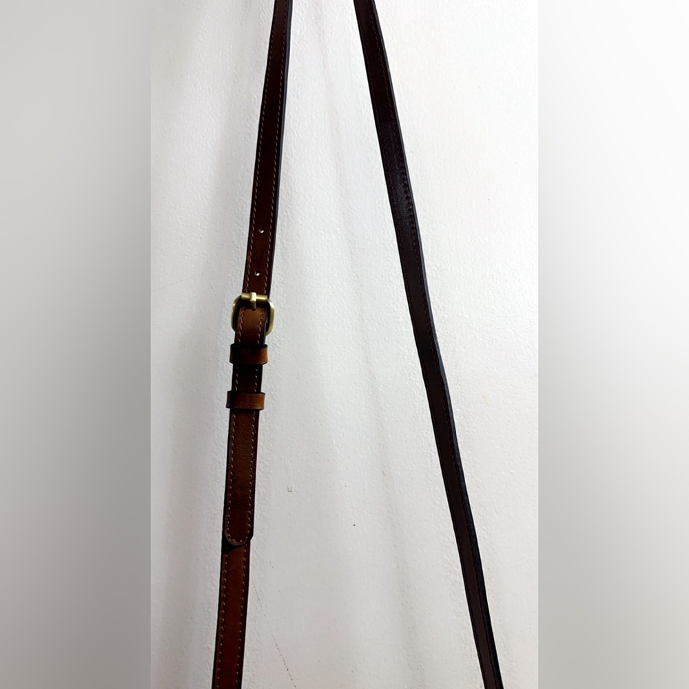 Patricia Nash Rare Shearling Annfield Crossbody  7.5 X 7 Leather Sherpa LIKE NEW - Picture 7 of 8